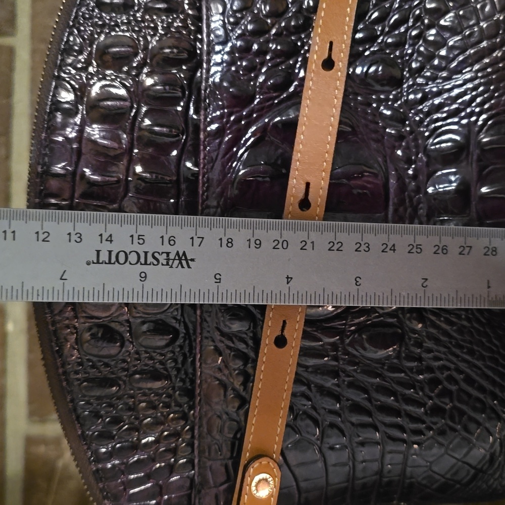 Brahmin Mini Duxbury Crossbody Bag Black Brown‎ - Picture 7 of 8